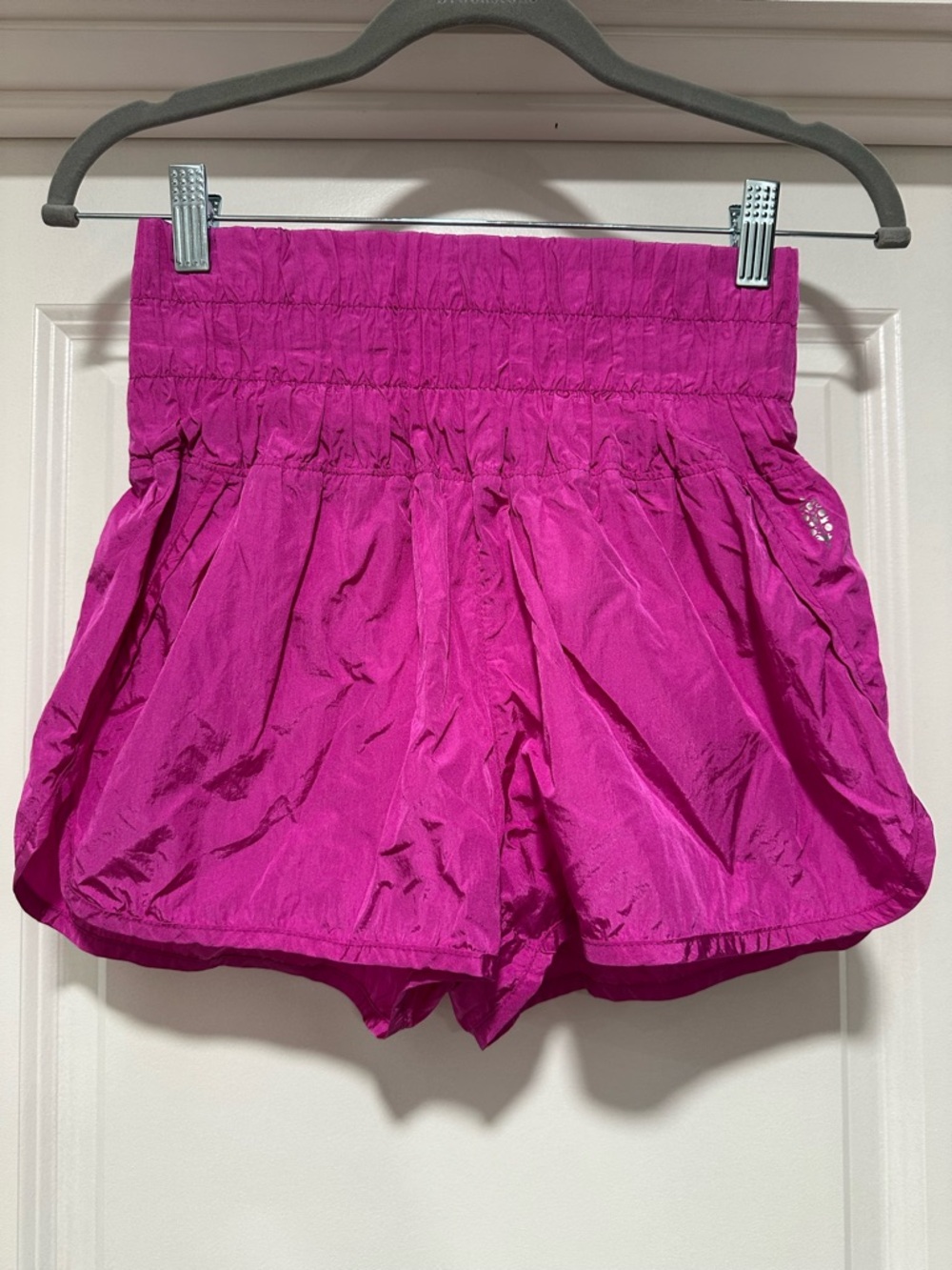 Free People FP Movement Women's The Way Home High-Waist Shorts Pink Size Small